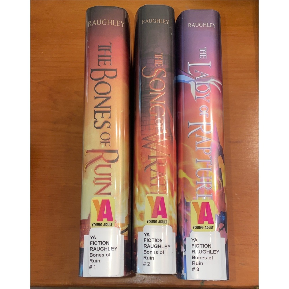Bones of Ruin -Sarah Raughley Hardcover Trilogy Song Of Wrath & Lady Of Rapture